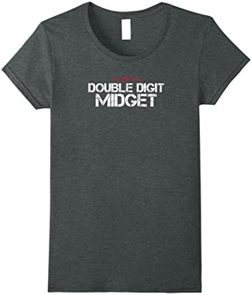 Womens Double Digit Midget Military Veteran T Shirt XL Dark Heather