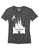 DisGear Women's Disney Is My Home V-Neck T-Shirt