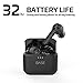 Base LITE True Wireless Earbuds Headphones: 32+ Hours, Bluetooth 5, Dual-Mic Noise Canceling, Charging Case. Deep Bass Sound Headset, Small Earphones for Android Samsung & iPhone (No Volume Control)