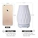 Ceramic Oil Diffuser Matte Hand-Crafted Whisper-Quiet Ultrasonic Humidifier for Essential Oils 7 Color Changing Light,Waterless Auto Shut-Off for Aroma Diffuser 100ML(White)thumb 2