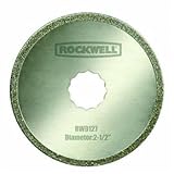 Rockwell RW9127 Sonicrafter 2-1/2-Inch Diamond Coated saw blade, 1-Piece