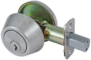 Ultra Hardware 43978 Ultra Security Plus Single Cylinder Deadbolt Two-Way Adjustable, Stainless Steel K3 by Ultra Hardware