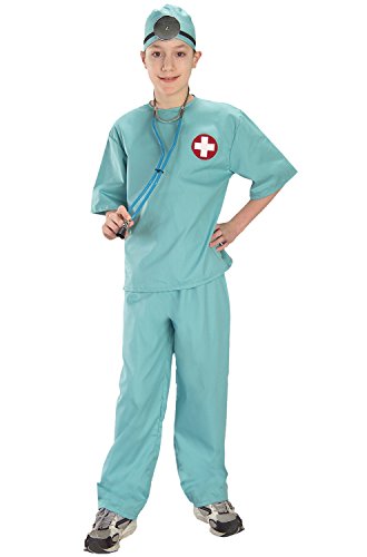 Doctor Surgical Scrubs Child's Costume, Medium