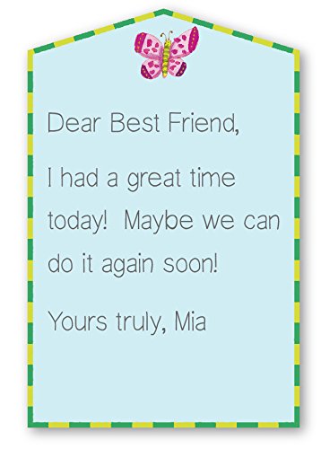 eeBoo Fairies of The Field Fold-to-Mail Stationary Set for Kids