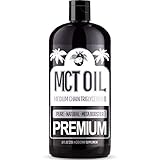 Premium MCT Oil - (8 Ounce) with C8 and C10 Brain Fuel - Derived Only from Coconuts - Keto & Paleo Diet Weight Loss Approved - Perfect Adding to Coffee, Salad Dressing, Tea, Shakes, Drink, and More!