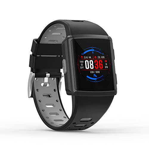 SMA-M3 GPS Sport Smart Watch for Man for Women Fitness Tracker Heart Rate Monitoring Watches as Gift (Gray)