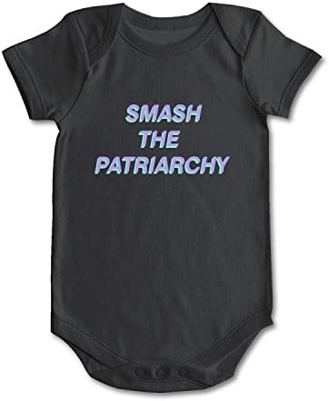 Smash The Patriarchy Feminist Baby Boys Girls Fashion Bodysuit Onesies