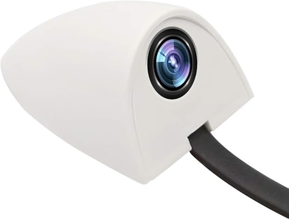 Amazon Obest サイドカメラ ドアミラー死角対応 左右側切り替え可能 超小型 正像 高画質車載カメラ 一年保証 ホワイト バック カメラ本体 車 バイク