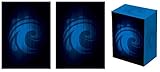 Legion SUPER Iconic WATER Deck Box + 100 Matching DOUBLE Matte Finish BLUE WAVE Sleeves (fits Magic / MTG, Pokemon Cards)