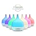 Aiho 500ml Essential Oil Diffuser Aroma Humidifier with 7 LED Color Changing Lights, 4 Timer Settings and Auto Shut-Off for Spa Office Living Room