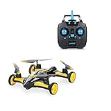 TOYEN GordVE GV008 Flying Cars Quadcopter Car Remote Control Car and RC Quadcopter Remote Control Drone Flying Vehicles-Yellow