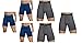 Champion Mens Elite SmartTemp Vapor Boxer Briefs, 6-Pack (Blue-Grey, Medium)