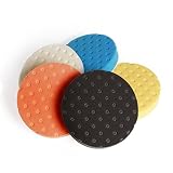 Fontic Deals Pad Buffing Foam Sponge Buffing Polishing Pad Kit Set for Car Polisher Sanding Polishing Buffing,Multi-ColorX5 PCS 7Inch
