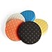 Fontic Deals Pad Buffing Foam Sponge Buffing Polishing Pad Kit Set for Car Polisher Sanding Polishing Buffing,Multi-ColorX5 PCS 7Inch