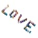 280 Pieces Dreadlocks Beads Multi-Color Aluminum Hair Braiding Clips Metal Hair Cuffs Hair Accessories with Storage Box by fani