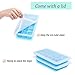 L-Fine Silicone Ice Cube Trays with Lids 21 Large Ice Cube Easy to Release and Dishwasher Safe