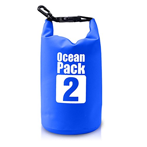 Bear Outdoor Dry Sack/ Waterproof Bag for Boating, Kayaking, Hiking, Snowboarding, Camping, Rafting, Fishing and Backpacking SkyBlue