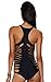 Oops Style Ladies Fashion Sexy Hollow Out Mio One Piece Swimsuit Black M