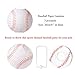 Easy Joy 8'' Baseball Paper Lanterns Sports Team Party Baseball Hanging Lantern Softball Party Decorations 3 Pieces