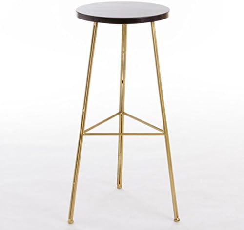 HETAO Creative High Stool bar Chair Bar Chair Iron bar Stool Gold Dining Chair Metal Iron Art bar 41 * 41 * 45~75cm, 65cm