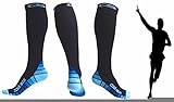 Compression Socks for Men & Women - BEST Graduated Athletic Fit for Running, Nurses, Shin Splints, Flight Travel, & Maternity Pregnancy - Boost Stamina, Circulation & Recovery
