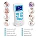 TENS Unit Electronic Pulse Massager Machine 8 Massage Modes and 50 Intensities for Back Neck Shoulder Knees Pain, EMS Muscle Stimulator Pain Relief Therapy with 4 Reusable Pads