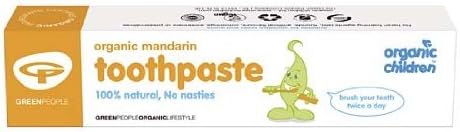 Green People Organic Children's Mandarin Toothpaste TRIPLE pack by Green People
