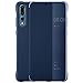 Huawei P20 Pro Case, PU Leather Smart Flip View Cover Case, Clear View Window, Auto Sleep & Wake up Function, Anti-drop/All-round Protection Case for Huawei P20 Pro (Navy Blue)