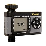 Melnor 73280 Digital Water Electronic Hose Timer, 4 Zone, Black/Gray