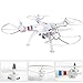 Cheerwing Syma X8W-V3 FPV Real-time 2.4Ghz 6 Axis Gyro Headless Quadcopter Drone with HD Wifi Camera RTF White