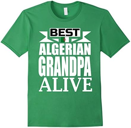 Mens Storecastle: Best Algerian Grandpa Alive Algeria T-Shirt 3XL Grass
