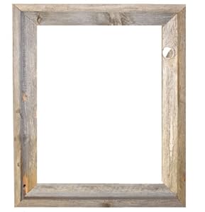 rustic frames frame 16x20 barnwood open reclaimed signature wide glass cheap single natural