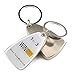 Wintape Silver Tone Metal Keychain Self Retractable Steel Blade Tape Measure 1M 3FEET