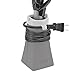 Polder 2-in-1 Hot Sleeve Hair Care Tool Holder, Silicone, Gray, 10.75