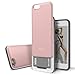 iPhone 6s / 6 Case, DesignSkin [Slider] [Sliding Card Holder Slot] Extreme Heavy Duty 3-Layer Bumper Protection Wallet Cover with Card Holder Case for iPhone 6s (2015) / iPhone 6 (2014) - Rose Gold
