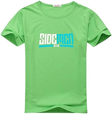 Sidemen Men's Custom Print Classic Cotton T-Shirt XX-Large Green