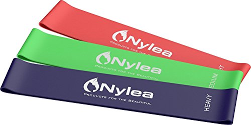 3 Pack Resistance Exercise Workout Bands [FREE TRAVEL BAG] 12" Latex - Best for Training, Pilates, Powerlifting, Stretching, Physical Therapy, Yoga, Rehab and Home Fitness [ULTIMATE FITNESS SET] - Thumbnail 7