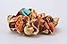 6Pcs Flower Satin Scrunchies, Women's Hair Scrunchies Hair Bow Scrunchy Ponytail Holder-HT001A
