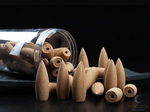 Paheli Craft Smoke Backflow Cones Set of 30 for Home Décor - 1.5x3.5 cm