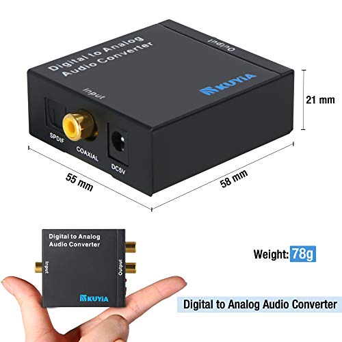 6 KUYiA+Digital+Converter+Optical+Conveter