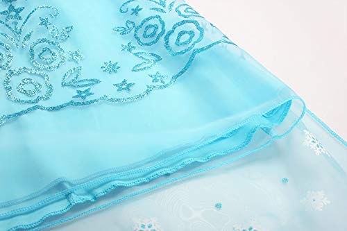 image for ReliBeauty Girls Sequin Princess Elsa Costume Long Sleeve Dress up, Li