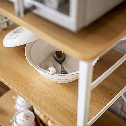 image for HOFOME Kitchen Backer's Rack, 3 Tier Kitchen Island Cart Utility Micro