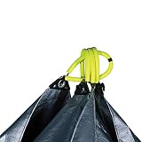 Allsop Home & Garden 31586 Clean-Up Canvas Super Duty Tarp with Interlocking Handles of 300 lb Capacity for Garden and Yard Waste