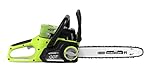 Earthwise LCS34014 14-Inch 40-Volt Cordless Electric Chainsaw, 2Ah Battery & Charger Included