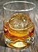 The North Pole Ice Ball Maker Mold, Creates 4 x 4.5 cm Whiskey Ice Balls, Premium Silicone Flexible Tray, Black