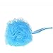 Long Handle Bath Shower Body Brush with Super Soft Mesh Back Scrubber Loofah Sponge Large Head (Blue)
