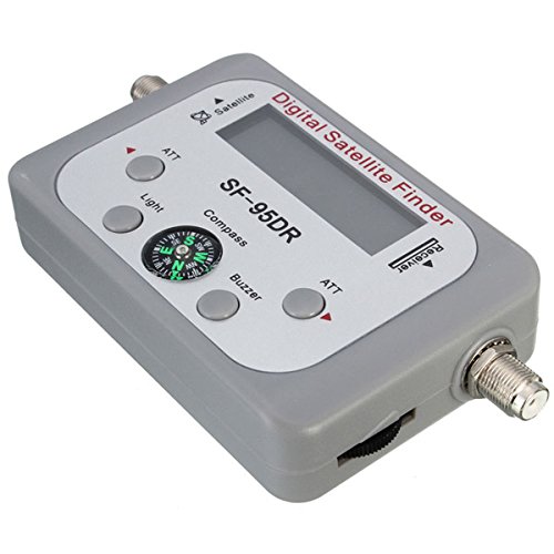 SF-95DR Digital Satellite Signal Meter Finder Dish Network Directv FTA BUZZER with Compass - Thumbnail 4