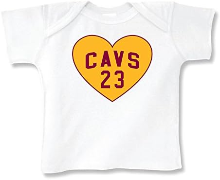 Artistic Screen Designs #2603TT LeBron Infant Tee. White, Cotton, Short Sleeves Sizes: 6-18 months