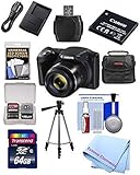 Canon Powershot SX420 IS 20 MP Wi-Fi Digital Camera with 42x Zoom (Black) Includes: Canon NB-11LH Battery & Canon Charger + 9pc 32GB Deluxe Accessory Kit w/ Extreme Electronics Cloth