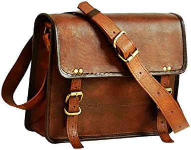 high end leather messenger bag